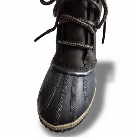 Sorel Out ’N About Plus Boots 11 Black Waterproof Ankle Rain Snow Gorpcore Urban - Picture 4 of 12